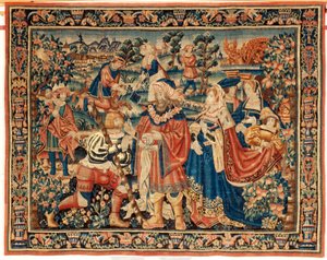 Tapisserie flamande. 16ème siècle. - Flemish School