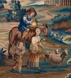 Tapisserie flamande. Fin XVIIe siècle. Propriété de l