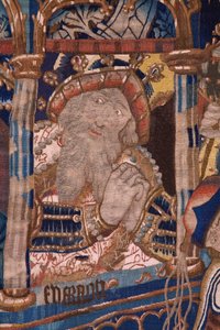 Tapisserie Flamande. Passage de la mer Rouge. Vers 1490. Détail. - Flemish School