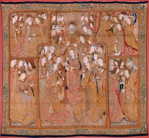 Tapisserie flamande. Série Dévotion de Notre-Dame ou Tissus d