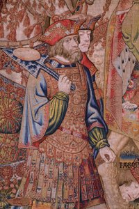 Moralités : La vertu des honneurs (détail) - Flemish School