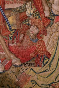 Série Moralités : La vertu des honneurs. Vers 1520. (détail) - Flemish School