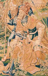 Tapisserie flamande. Série Le Livre de Judith. La décapitation d