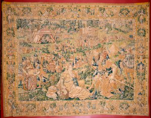 Tapisserie flamande. Série Le Livre de Judith. La décapitation d