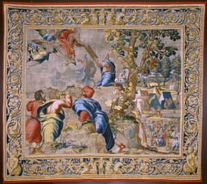 Moïse au mont Sinaï - Flemish School