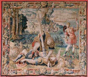 Tapisserie flamande. Série Les Travaux d