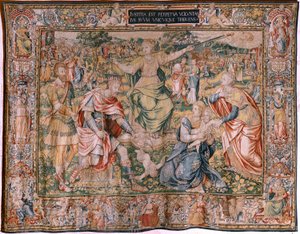 Les Sept Vertus. La Justice - Flemish School