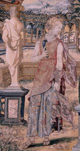 Vertumne transformé en moissonneur (série Vertumne et Pomone) - Flemish School