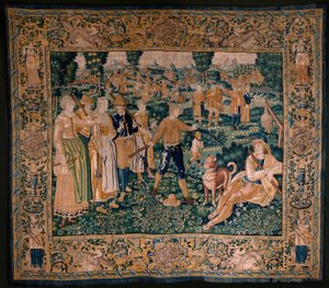 Tapisserie flamande. Le jeu de l