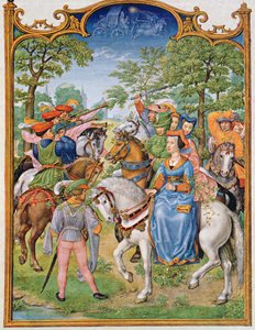 Le mois de mai : Fête des arbres, du Breviarium Grimani, c.1515 - Flemish School