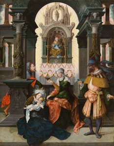 Sainte Famille avec Sainte Anne et Saint Joachim, 1525