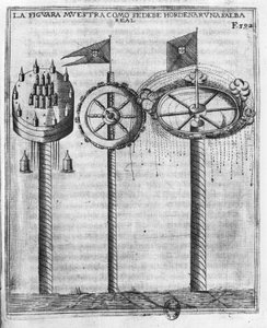 Comment tirer une salve royale, illustration de Tratado de Artilleria par Diego Ufano, Bruxelles, 1613 - Flemish School