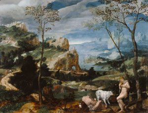 Paysage avec Mercure et Argus - Flemish School
