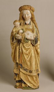 Madone et Enfant, École de Malines, vers 1500 - Flemish School