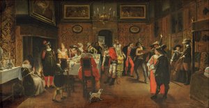 Invités masqués avec musiciens