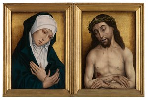 Mater Dolorosa et Homme de Douleurs - Flemish School