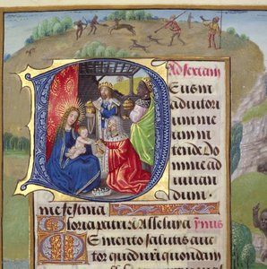 Initiale historiée 