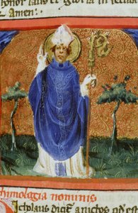 Ms Gen 1111 Page de la Legenda Aurea, Bruges, vers 1400-10 - Flemish School