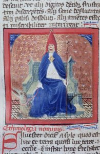 Page de la Legenda Aurea, Bruges, vers 1400-10 - Flemish School