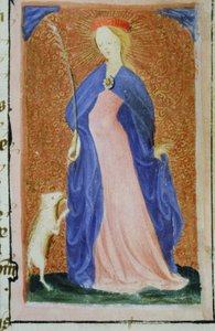 Page de la Legenda Aurea, Bruges, vers 1400-10 - Flemish School