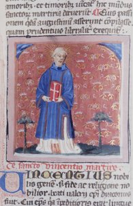 Page de la Legenda Aurea, Bruges, vers 1400-10 - Flemish School
