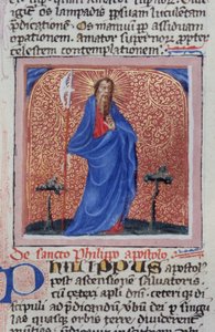 Page de la Legenda Aurea, Bruges, vers 1400-10 - Flemish School