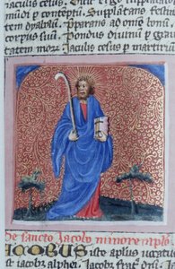 Page de la Legenda Aurea, Bruges, vers 1400-10 - Flemish School