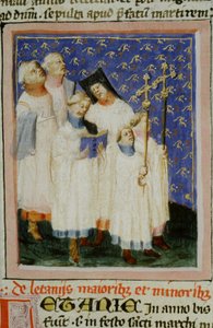 Page de la Legenda Aurea, Bruges, vers 1400-10 - Flemish School