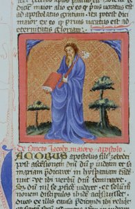Page de la Legenda Aurea, Bruges, vers 1400-10 - Flemish School