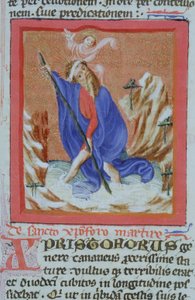 Page de la Legenda Aurea, Bruges, vers 1400-10 - Flemish School