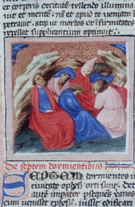 Page de la Legenda Aurea, Bruges, vers 1400-10 - Flemish School