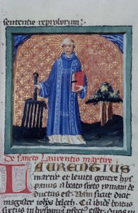 Page de la Legenda Aurea, Bruges, vers 1400-10 - Flemish School