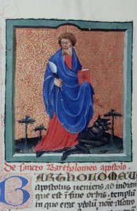 Page de la Legenda Aurea, Bruges, c.1400-10 - Flemish School