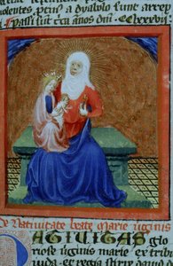 Page de la Legenda Aurea, Bruges, c.1400-10 - Flemish School
