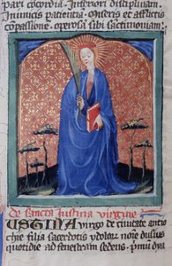 Page de la Legenda Aurea, Bruges, c.1400-10 - Flemish School