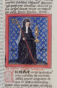 Page de la Legenda Aurea, Bruges, c.1400-10 - Flemish School