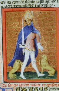 Page de la Legenda Aurea, Bruges, c.1400-10 - Flemish School
