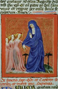 Page de la Legenda Aurea, Bruges, c.1400-10 - Flemish School