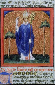Page de la Legenda Aurea, Bruges, c.1400-10 - Flemish School