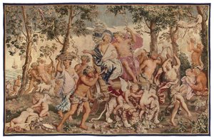 Tapisserie mythologique, fin du XVIIe siècle - Flemish School