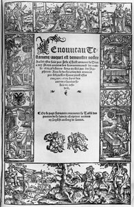 Page de titre du Nouveau Testament d
