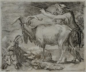 Gravure de maître ancien - Flemish School