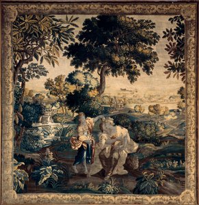 Amarilli et Mirtillo couronnés après le concours de baisers - Flemish School
