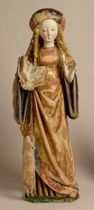 Sainte Agnès, École de Malines, vers 1500 - Flemish School