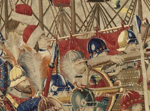 Tapisserie montrant les conquêtes du roi Alphonse V du Portugal