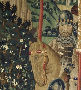 Tapisserie montrant les conquêtes du roi Alphonse V du Portugal - Flemish School