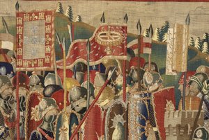 Tapisserie montrant les conquêtes du roi Alphonse V du Portugal