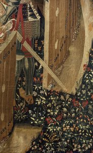 Tapisserie montrant les conquêtes du roi Alphonse V du Portugal - Flemish School