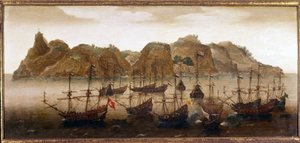 La flotte hollandaise au large de l