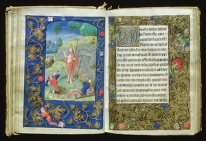 La Résurrection, miniature du Livre de prières de Stafford - Flemish School